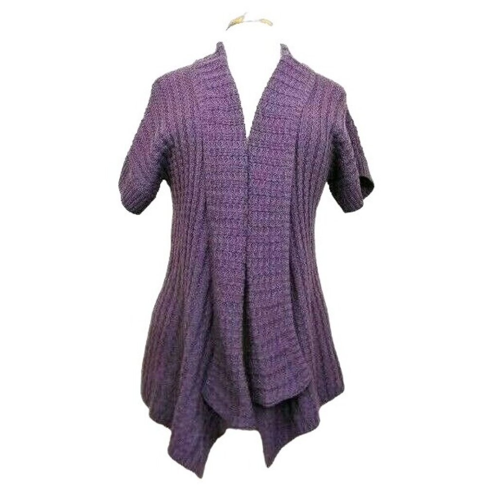 Sonoma Life And Style Cardigans Womens Size Small Beige Purple OR Blue Knit